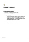 Summary  Unit 3.3.3 - Halogenoalkanes 