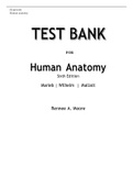 TestBank For Human Anatomy Sixth Edition Marieb | Wilhelm | Mallatt   Rennee A. Moore