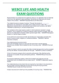 WEBCE EXAM's ALL BUNDLED &lpar;2022-2023&rpar; SOLUTIONS BEST FOR YOUR EXAM STUDY COMPLETE GUIDE&period; 100&percnt; VERIFIED&period;