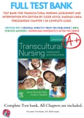 Test Bank For Transcultural Nursing Assessment and Intervention 8th Edition By Giger Joyce, Haddad Linda 9780323695541 Chapter 1-30 Complete Guide .