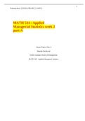MATH 534 : Applied Managerial Statistics week 2 part A 2023
