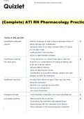 (Complete) ATI RN Pharmacology Practice A Flashcards | Quizlet.