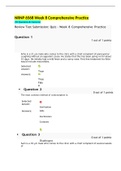 NRNP 6568 Week 8 Comprehensice Practice Questions & Answers / NRNP6568 Week 5 Comprehensice Practice Questions & Answers(30 Q & A)(New, 2022-2023)