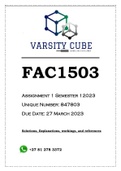 FAC1503 Assignment 1 Semester 1 2023