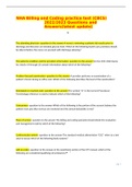 NHA Billing and Coding practice test &lpar;CBCS&rpar; 2022&sol;2023 Questions and Answers&lpar;latest update&rpar;
