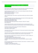 AQA A-Level Biology Paper 1&semi; A&plus; GRADED