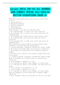 Juniper JNCIA JN0-101 ALL ANSWERS 100&percnt; CORRECT SPRING FALL-2023&sol;24 EDITION GUARANTEEDB GRADE A&plus;