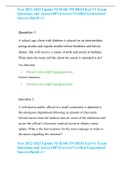 New 2022-2023 Update NUR 601 PN HESI Exit V1 Exam Questions and Answe100&percnt;Correct&sol;Verified Guaranteed Success Rated A&plus;