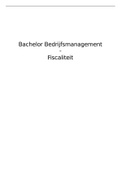 Fiscaliteit - Volledige samenvatting - Bachelor Bedrijfsmanagement 1ste jaar