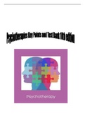 Current Psychotherapies 10th Edition Test Bank