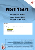 NST1501 Assignment 2 2023 (884693)
