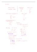 Spring-Mass Systems Notes
