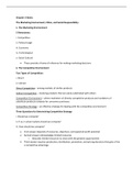 Principles of Marketing Chapter 3 Notes