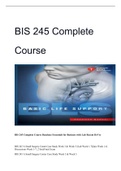 BIS 245 Complete Course 2023 UPDATE |GRADED A+|GUARANTEED SUCCESS