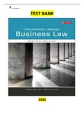 FULL - Elaborated Test Bank & Solutions Manual for Contemporary Canadian Business Law 12Ed&period; By John A Willes&comma; John H Willes