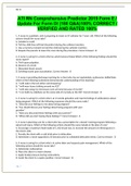 ATI RN Comprehensive Predictor 2019 Form E / Update For Form D/ (180 Q&A)100% CORRECT / VERIFIED AND RATED 100%