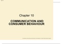 COMMUNICATION AND CONSUMER BEHAVIOUR
