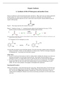 Organic synthesis, Saponification and Esters