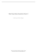 Med Surg Study Questions Exam 4