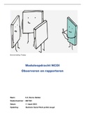 Case uitwerking observeren en rapporteren  Observeren en rapporteren&comma; ISBN&colon; 9789043033817