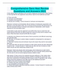 Comprehensive Gero Hesi Review Questions and Answers 2023