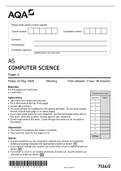 AQA AS COMPUTER SCIENCE Paper 2