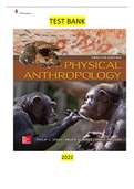 FULL - Elaborated Test Bank for Physical Anthropology 12Ed. by Philip L.Stein, Bruce M.Rowe & Brian Pierson ALL Chapters included updated for 2022