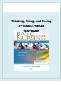 Thinking, Doing, and Caring       2nd Edition TREAS TESTBANK 