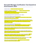 Servsafe Manager Certification Test Questions And Answers 2023&period;