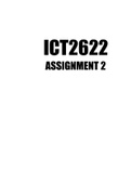 ICT2622 Assignment 2
