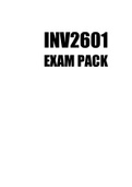INV2601 EXAM PACK