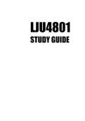 LJU4801 study guide