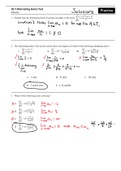 Class notes Math 151 