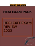 Hesi Exit Exam Review 2023 Latest Guide - All question and answers review guide 