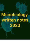 Microbiology written notes 2023