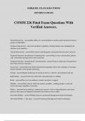 COMM 226 Final Exam Questions With Verified Answers&period;