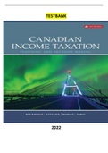 FULL - Elaborated Test Bank for Canadian Income Taxation - Planning and Decision Making By William Buckwold, Joan Kitunen, Matthew Roman & Abraham Iqbal(2022-2023)