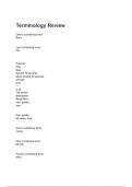 Terminology Review Exam Questions with correct Answers 2024&sol;2025&lpar; A&plus; GRADED 100&percnt; VERIFIED&rpar;&period;
