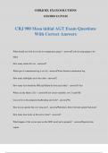 CRJ 900 Mesa initial AGT Exam Questions With Correct Answers