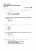 Test Bank - for Survey of Accounting 7th Edition by Christopher T&period; Edmonds&comma; Mark A&period; Edmonds&comma; Jennifer E&period; Edmonds&comma; All Chapters 1-16 &vert;Complete Guide A&plus;