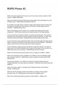 ROPD Phase 4C questions and answers rated A&plus; 2025&sol;2026