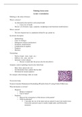Summary of lecture notes pathology exam 1