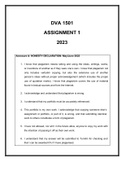 DVA 1501 Assignment 1