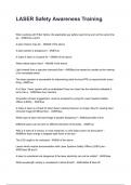 EXAM&colon; Range Laser Safety 2025&sol;2026&vert; Questions with Correct Answers &lpar;ALL BUNDLED HERE&excl;&excl;&excl;&rpar;
