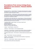 Foundations Final Jersey College Exam Questions and answers &vert; Newest 2024&sol;25 RATED A&plus;