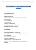 AIS- Chapter 11 Exam With Complete Solution