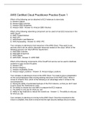 AWS Certified Cloud Practitioner 2020 Practice Exam 1