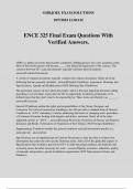 ENCE 325 Final Exam Questions With Verified Answers&period;