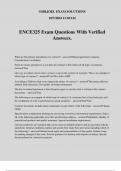 ENCE325 Exam Questions With Verified Answers&period;