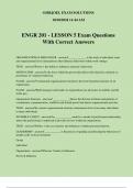 ENGR 201 - LESSON 5 Exam Questions With Correct Answers
